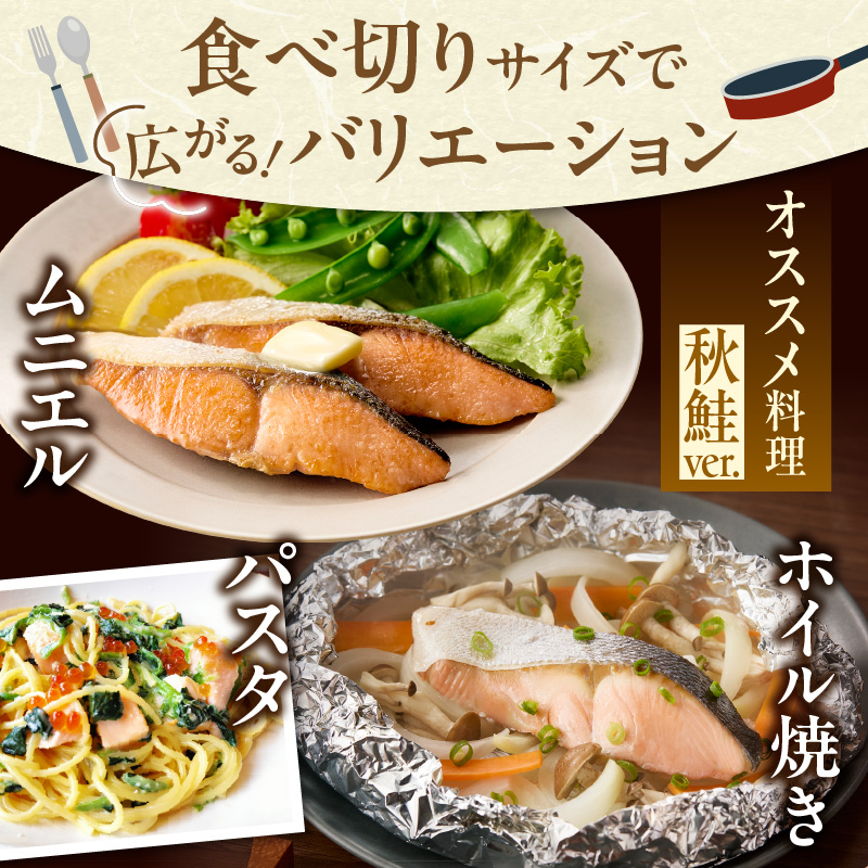 紅鮭切身＆秋鮭切身セット（３２切）_HD231-001