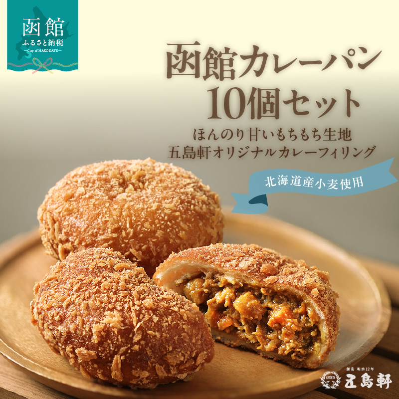 函館カレーパン10個セット_HD030-021