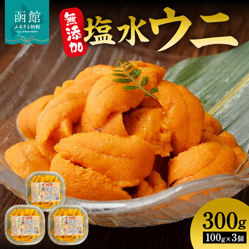 無添加塩水ウニパック(100g) ×3個セット_HD069-033