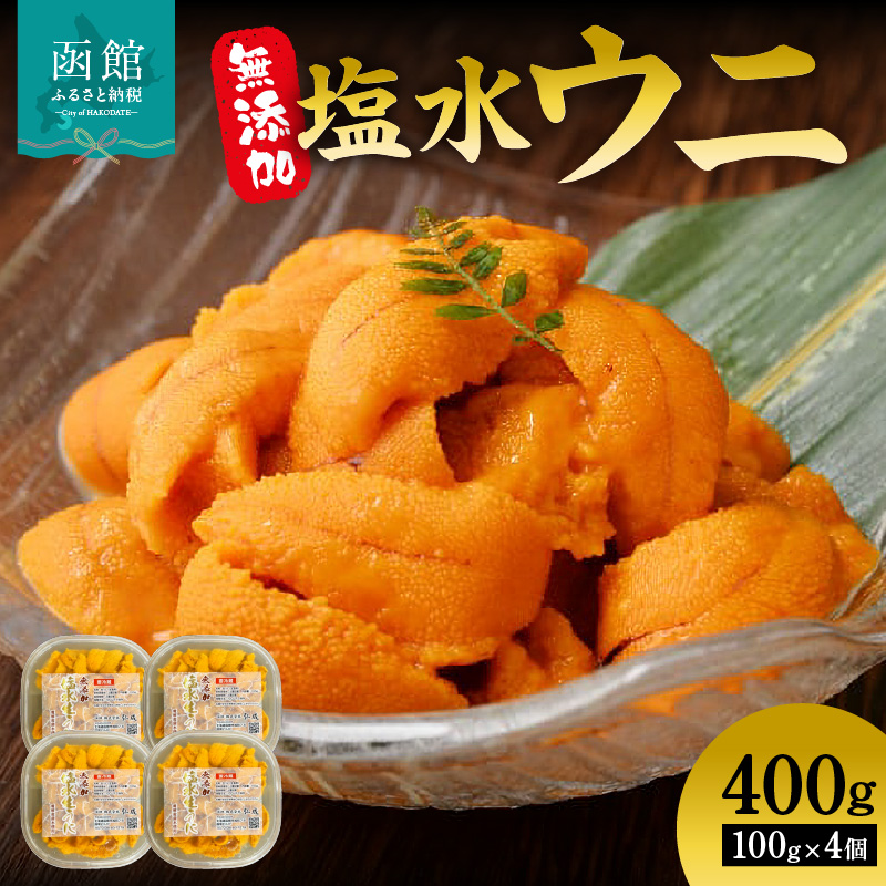無添加塩水ウニパック(100g) ×4個セット_HD069-034