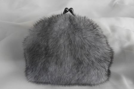 ブルーアイリスミンク がま口ポーチ_HD026-040