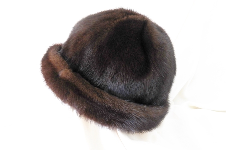 デミバフミンク みかん帽_HD026-034