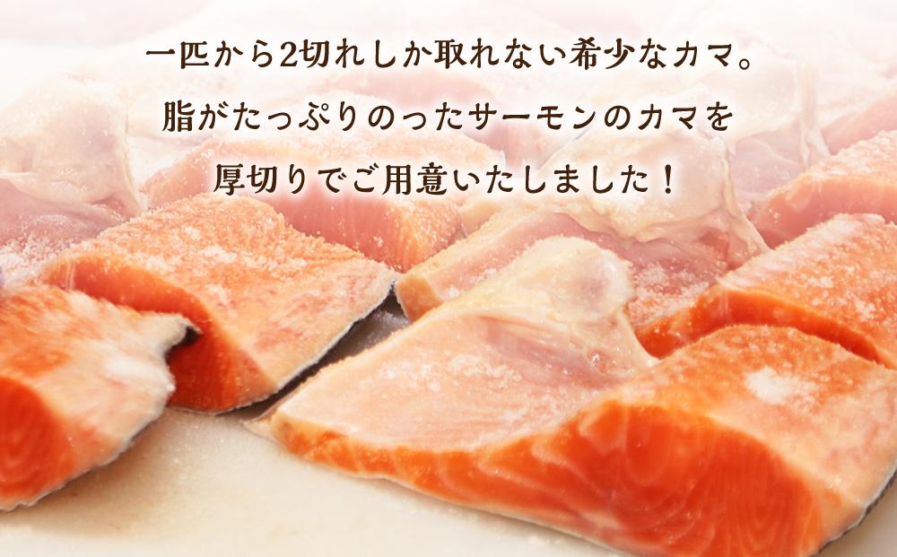 サーモン カマ 6枚 約2kg 希少部位 トラウトサーモン