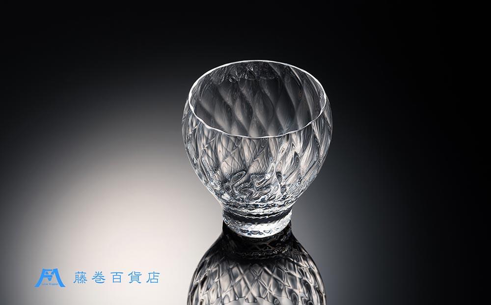 【藤巻百貨店】＜深川硝子工芸＞クリスタルグラス「GOKAN」クリア（OWAN WAVE）
