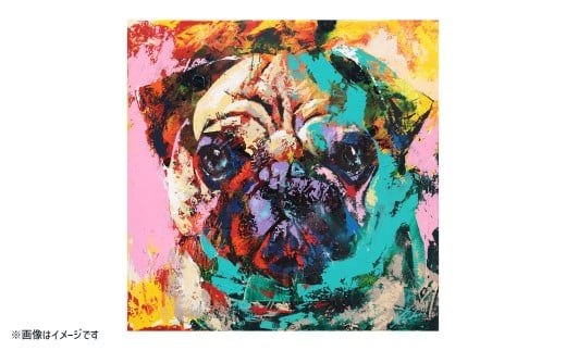 ペットアート S30号 TADAOMI KAWASAKI PET ART 【フルオーダーメイド 絵画】 絵 アート ポップアート オーダー オーダーメイド ペット 動物