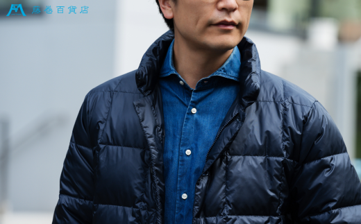 【Lサイズ】【藤巻百貨店】 HOKKAIDO DOWN×CENTENA （ピスタチオ） 北海道ダウンジャケット ダウンジャケット メンズ レディース アウター コンパクト 超軽量 羽毛 フードなし 男性 女性 北海道 小樽市