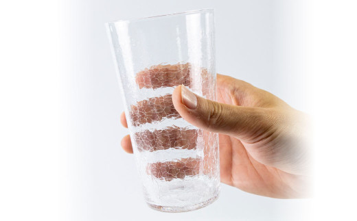 CRACKS タンブラー ペア グラス ペアグラス コップ 食器 クリスタル製 ガラス製 ペアセット セット 北海道 小樽市