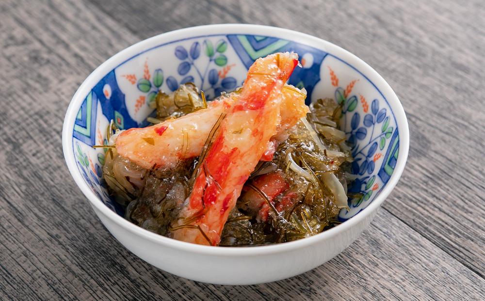 プチプチ食感の数の子松前漬とずわい蟹のかに松前漬セット 各1.2kg