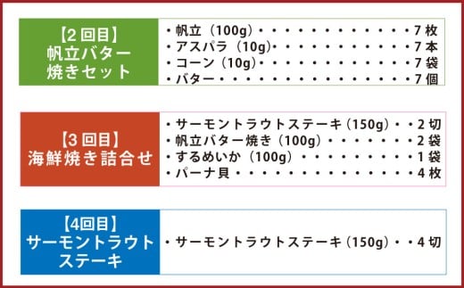 【6回定期便】小樽海洋水産 海鮮満喫！定期便