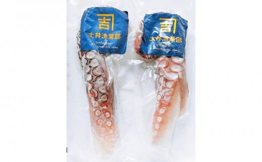 小樽市祝津 冷凍 浜茹で タコ足 400g×2個 合計800g【漁師直送】