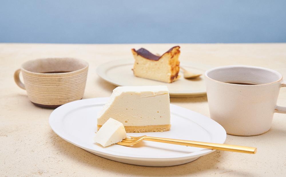ふたりに贈るチーズケーキ 食べ比べセット 2種 各1個 ベイクド レア