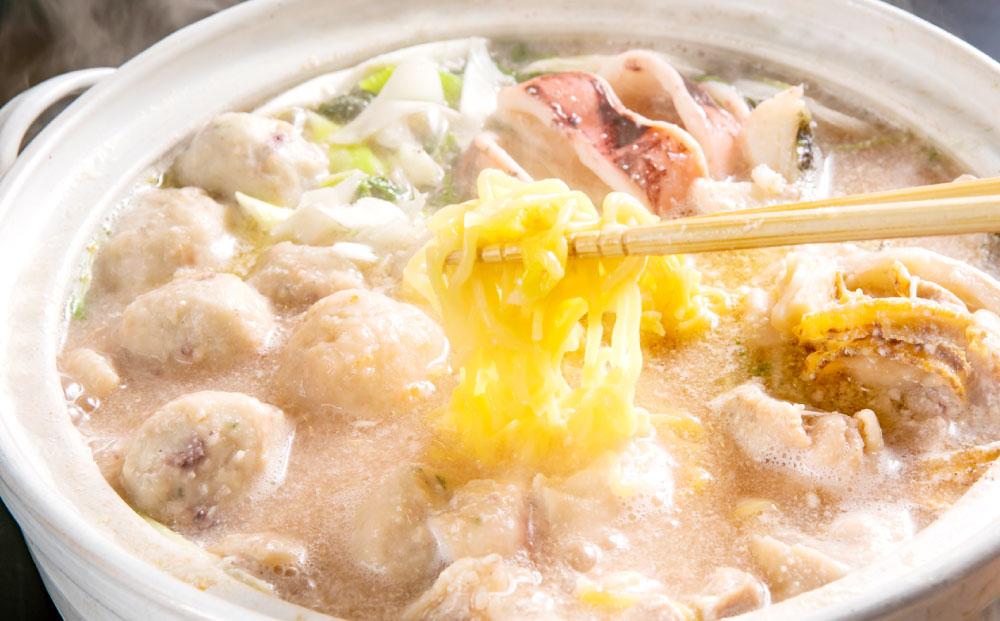 【112】北海道小樽よりお届け！ 北海道鶏白湯（とりぱいたん）鍋セット B0080170