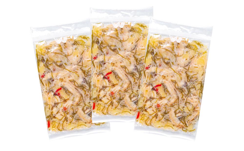 【450】北海道小樽よりお届け！ 小分けパック 白醤油松前漬けセット A0080427