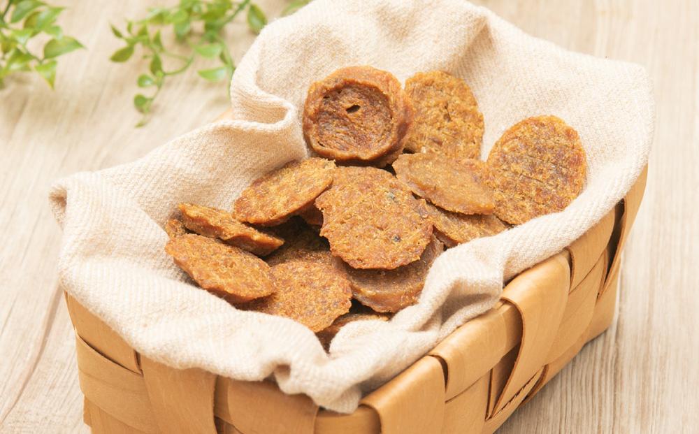 【犬のおやつ】厳選小樽産　宗八カレイ一夜干しコインチップ 135g (45g×3袋)