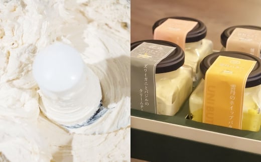 【4回定期便】 YUKIAKARI特製 小樽の海鮮クリームチーズセット 4種詰め合わせ 各180g 計720g ／ クリームチーズ 海鮮 魚介 海産物 海の幸 スモークサーモン サーモン 帆立 ホタテ ずわい蟹 ズワイガニ 蟹 バジル 雲丹 ウニ 定期便 北海道 小樽市 冷蔵