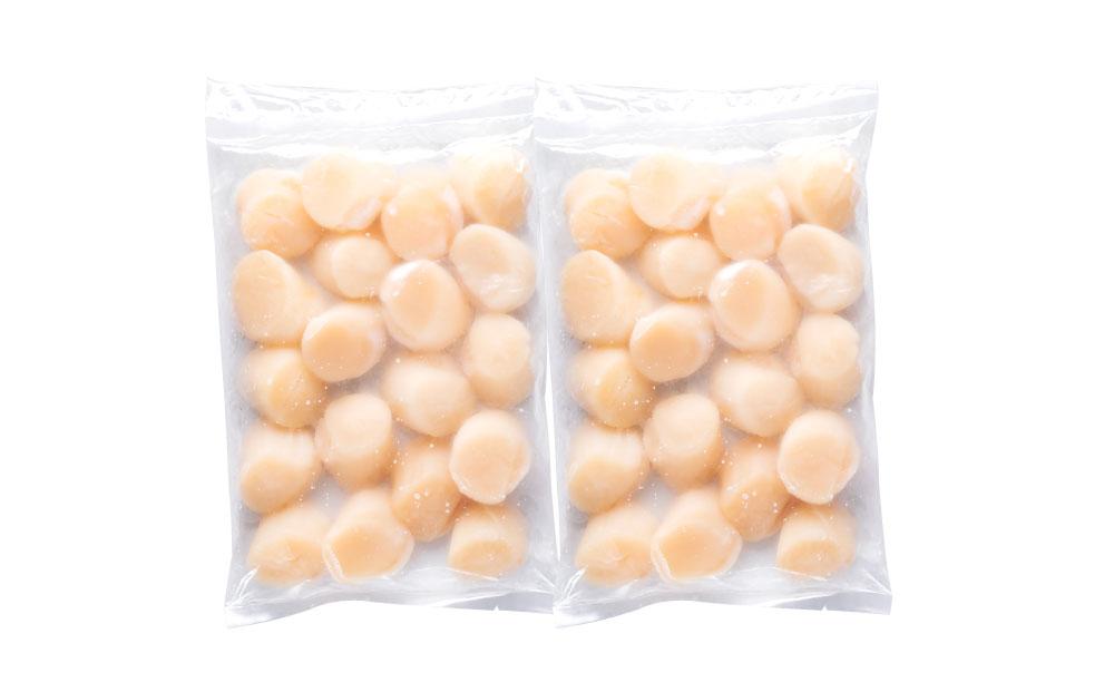 【356】北海道小樽よりお届け！ 北海道産 急速冷凍 刺身用帆立 G0080419