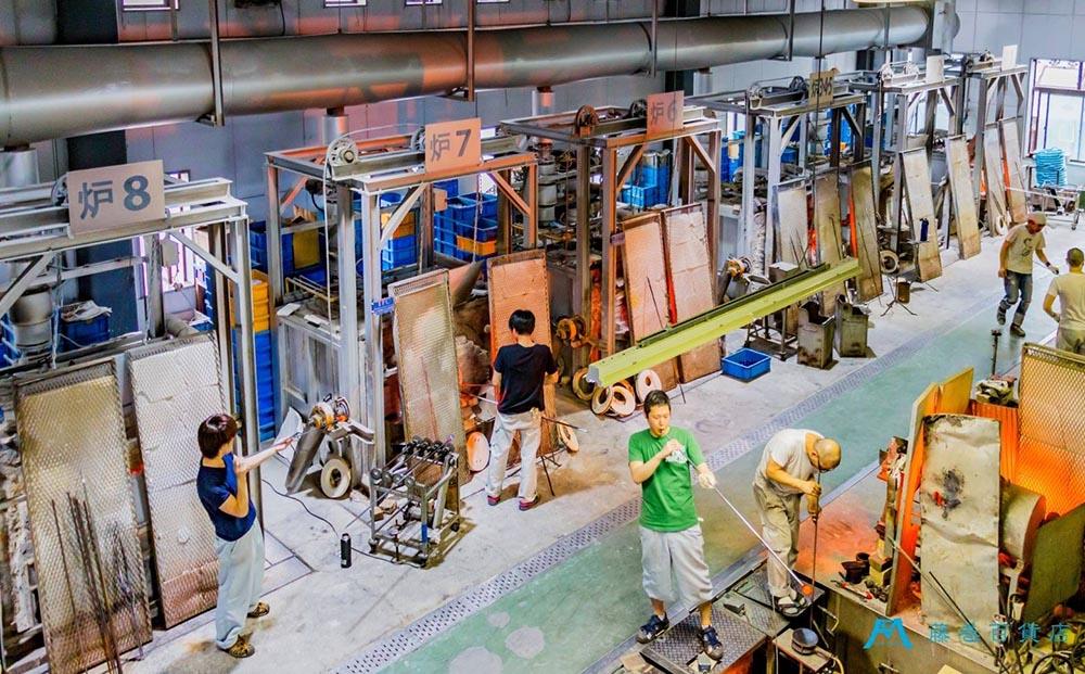 【藤巻百貨店】＜深川硝子工芸＞クリスタルグラス「GOKAN」OWAN WAVE ブルーとクリアのペアセット