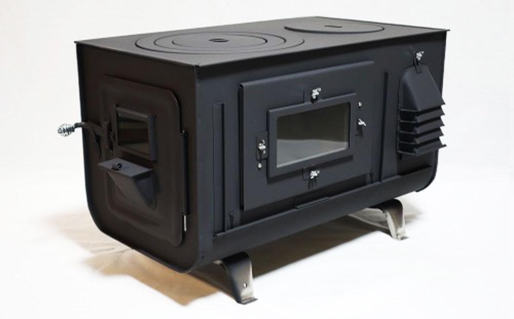 新保製作所 角型3面窓付薪ストーブ ”FIRESIDE”