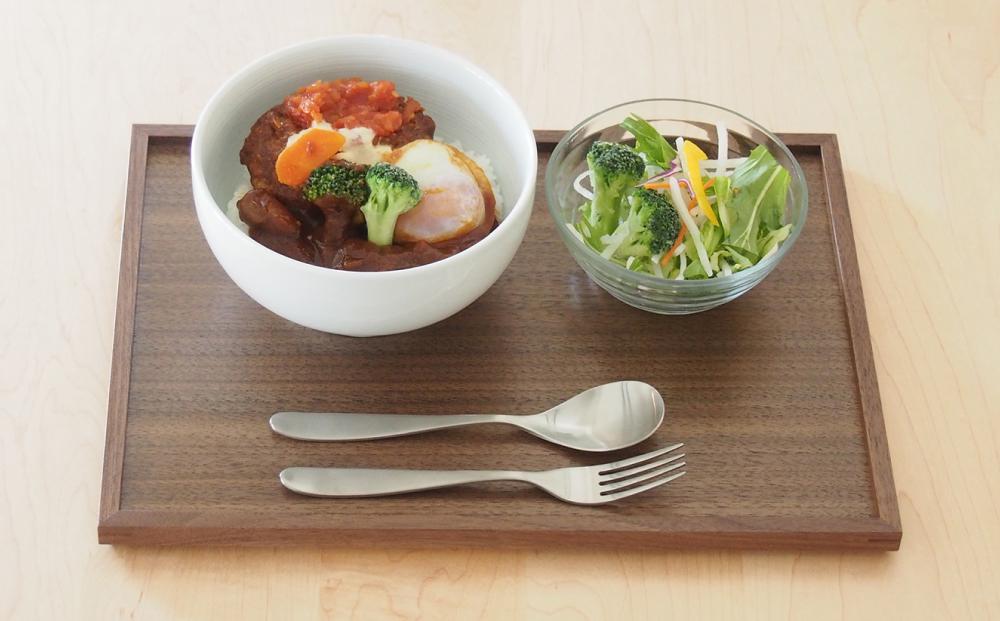 旭川家具　コサイン　トレー（小） ウォルナット_03275