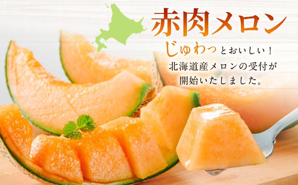 【26年発送先行予約】北海道「赤肉メロン」LL玉×2個 (2026年7月発送開始予定) 【 果物 くだもの フルーツ メロン 赤肉 赤肉メロン 旬 お取り寄せ 甘い 北海道産 旭川市 北海道 】_04754