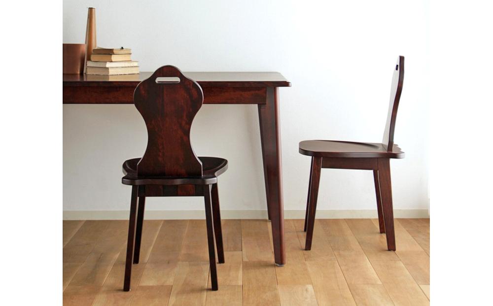 旭川家具 クリエイトファニチャー HOKKAI(北海) チェア 【 国産 無垢 インテリア 木製 民芸 チェア 椅子 チェアー ダイニングチェア 北海道 】 _00789