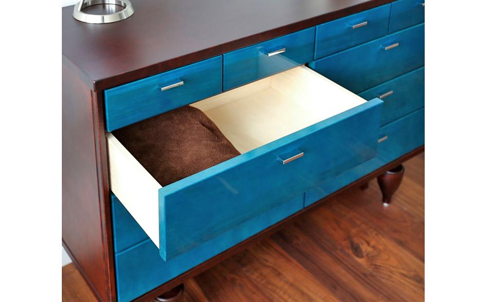 旭川家具 クリエイトファニチャー ヨッペン チェスト 【 国産 無垢 インテリア 木製 収納 スタイリッシュ キャビネット サイドボード リビング ダイニング カバ 北海道 】 _00987