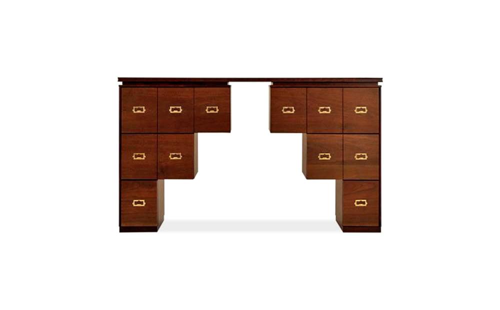 旭川家具　クリエイトファニチャー　Ｗ＆Ｂコンソールキャビネット 【 国産 無垢 インテリア 木製 収納 モダン ヴィンテージ キャビネット チェスト リビング ダイニング  ウォールナット カバ ビーチ 北海道 】 _01235