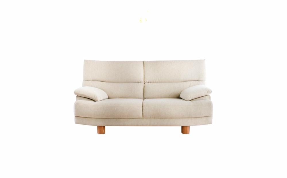 旭川家具　宮田産業 ARON(アーロン) 2人掛けソファ 【 国産 無垢 インテリア 木製 ナチュラル ソファ ソファー 2人掛け リビング ダイニング 北海道 】_01376