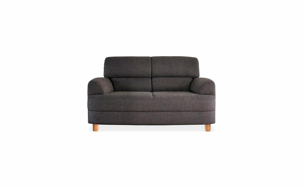 旭川家具　宮田産業　オリビア２人掛けソファ　ナチュラル 【 国産 無垢 インテリア 木製 シック ソファ ソファー 2人掛け 2.5人掛け リビング ダイニング 北海道 】_01504