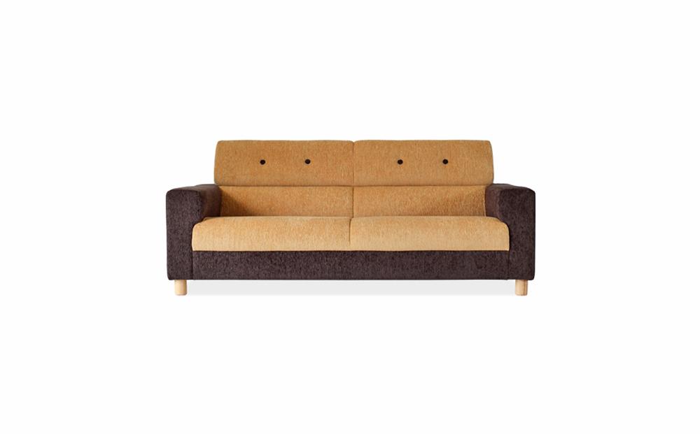 旭川家具　宮田産業　ピノ 3人掛けソファ ナチュラル 【 国産 無垢 インテリア 木製 コンパクト ソファ ソファー 3人掛け カウチ コーナー リビング ダイニング 北海道 】_01519