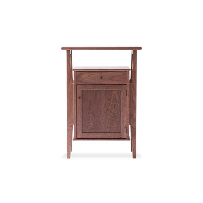 旭川家具　山室家具製作所　プロトNo.403リビングボックス　ウォールナット 【 国産 無垢 インテリア 木製 収納 ナチュラル キャビネット チェスト リビング ダイニング 北海道 】 _01958