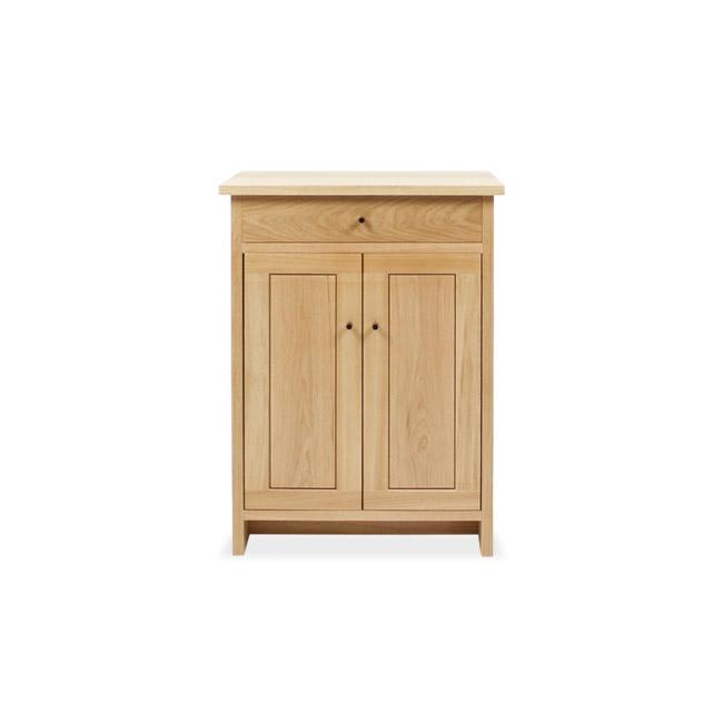 旭川家具　山室家具製作所　プロトNo.621キャビネット60　ナラ 【 国産 無垢 インテリア 木製 収納 ナチュラル キャビネット チェスト リビング ダイニング 北海道 】 _01965