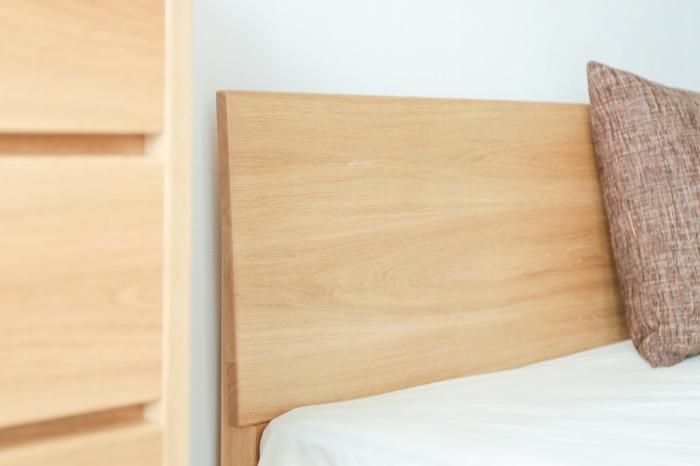 旭川家具 MUKU工房オリジナル ムク ベッド シングル ナラ 【 国産 無垢 インテリア 木製 ナチュラル すのこ シングルベッド ベッドフレーム 寝室 北海道 】 _02928