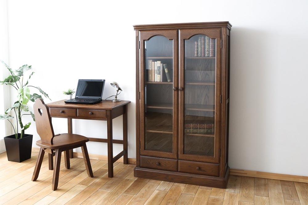 旭川家具 山室家具製作所 エスポアール No.77 書棚 【 国産 無垢 インテリア 木製 シックチェスト タンス 収納 本棚 ブックシェルフ ダイニング 書斎 北海道 】 _03421