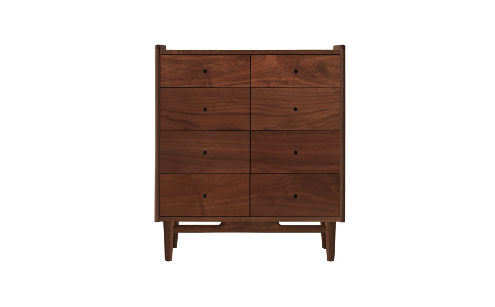 旭川家具 MUKU工房オリジナル ジャム リビングチェスト ウォールナット_04901