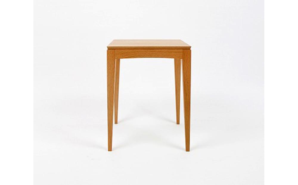 旭川家具 山室家具製作所 LINEA(リネア) No.109 サイドテーブル ミズナラ 【 国産 無垢 インテリア 木製 ナチュラル テーブル サイドテーブル ソファ ベッドサイド 玄関 寝室 北海道 】 _00260