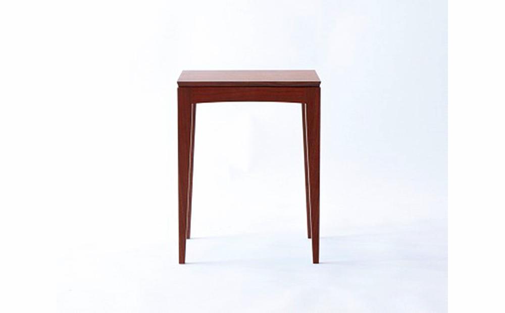 旭川家具 山室家具製作所 LINEA(リネア) No.109 サイドテーブル ウォールナット 【 国産 無垢 インテリア 木製 ナチュラル テーブル サイドテーブル ソファ ベッドサイド 玄関 寝室 北海道 】 _00261