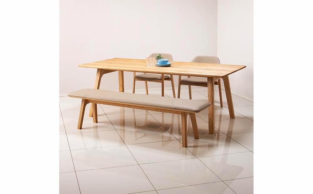 旭川家具 カンディハウス TEN フラットベンチ180 北海道タモNF／MG-LGY_00973