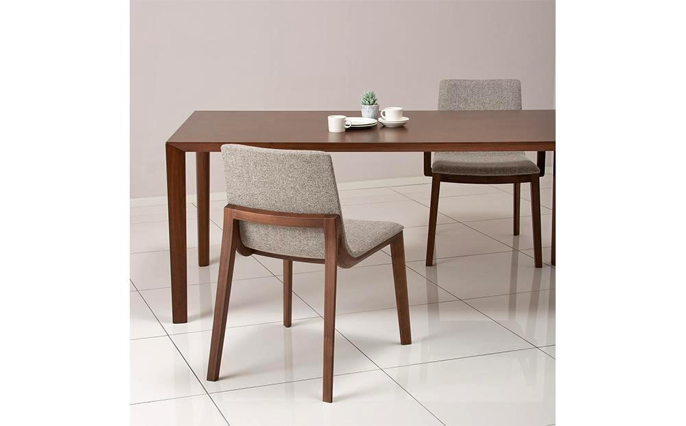 旭川家具 カンディハウス チャレンジ サイドチェアー ウォルナットCW／ブレンドLGY_00461