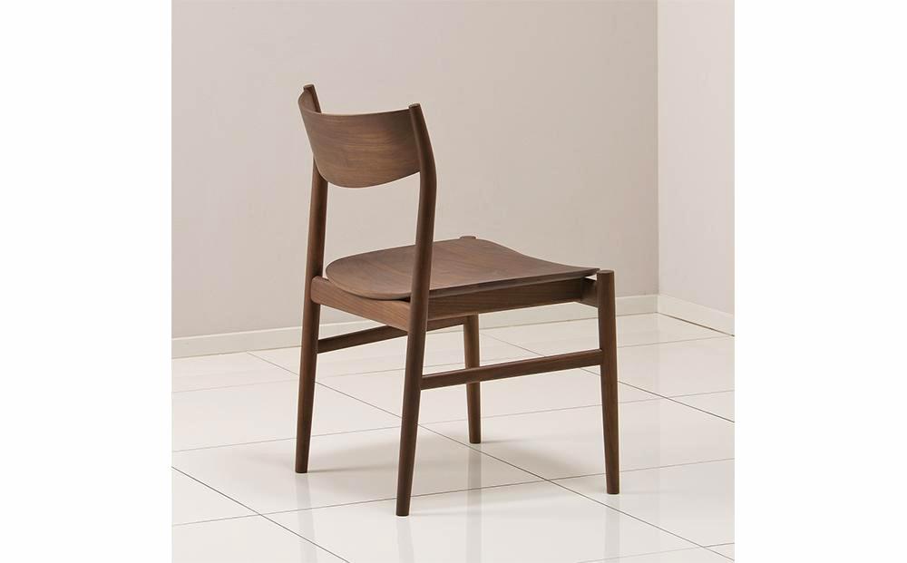 旭川家具 カンディハウス KAMUY サイドチェアー（木座） ウォルナットCW_00744