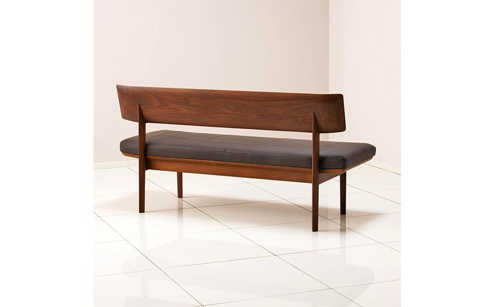 旭川家具 カンディハウス WING LUX ベンチ145 H ウォルナットCW／MG-CGY_01217