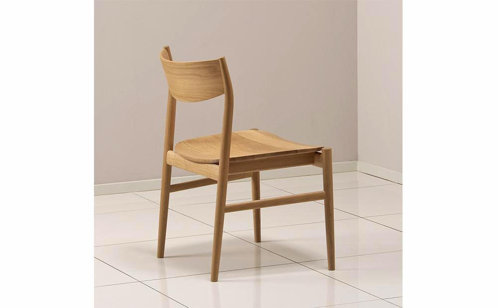 旭川家具 カンディハウス KAMUY サイドチェアー（木座） 北海道ナラNF_00743