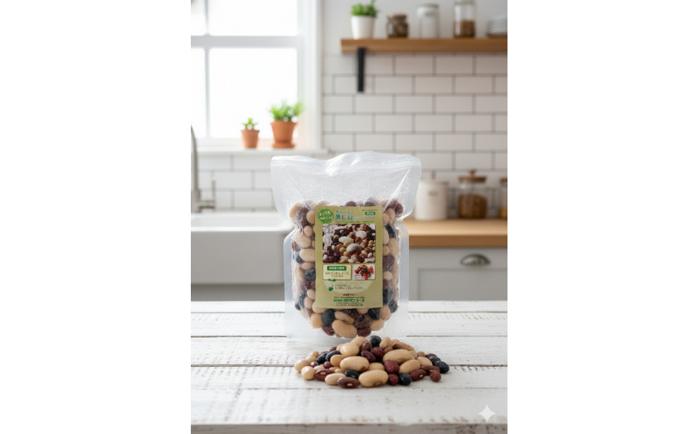 国産冷凍野菜　蒸し豆ミックス　2袋セット_05598
