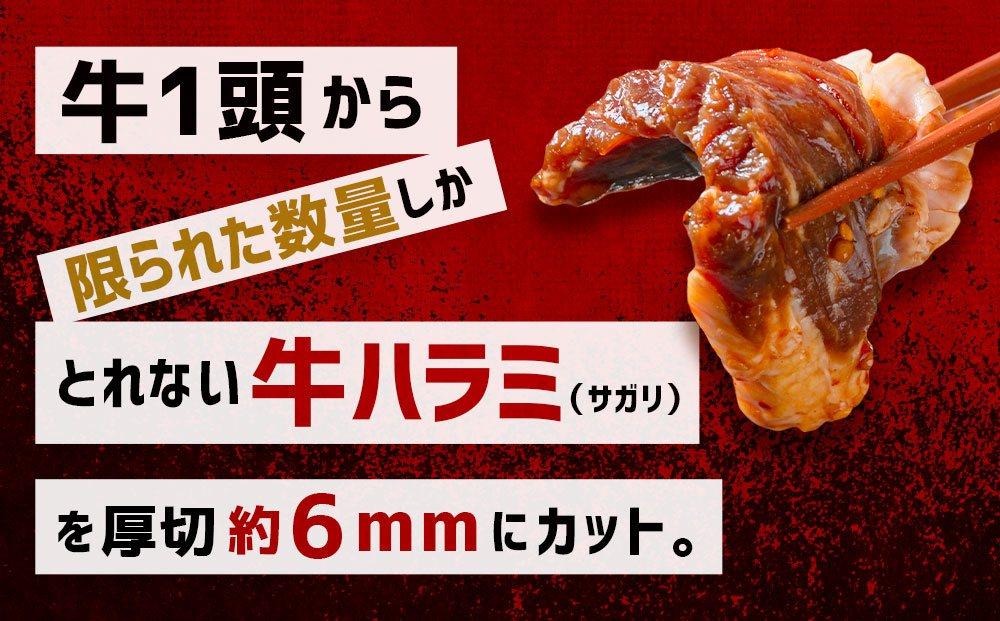 【2026年1月から発送開始】【合計1.5kg】秘伝タレ漬け 厚切り 牛ハラミ (サガリ) 300g×5袋 【 牛肉 お肉 焼肉 焼き肉 やきにく タレ 漬け 付き 味付き 厚切り にく 小分け 個包装 冷凍 セット BBQ アウトドア キャンプ 人気 大容量 大量 北海道 詰め合わせ 詰合せ 簡単調理 焼くだけ 厚切り ハラミ 牛ハラミ お取り寄せ 旭川市 北海道 】_02126
