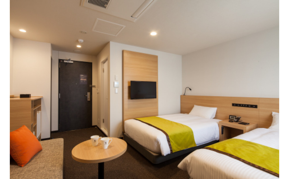 【ワイズホテル旭川駅前】1泊食事なし ペア宿泊券《ツイン》_05495