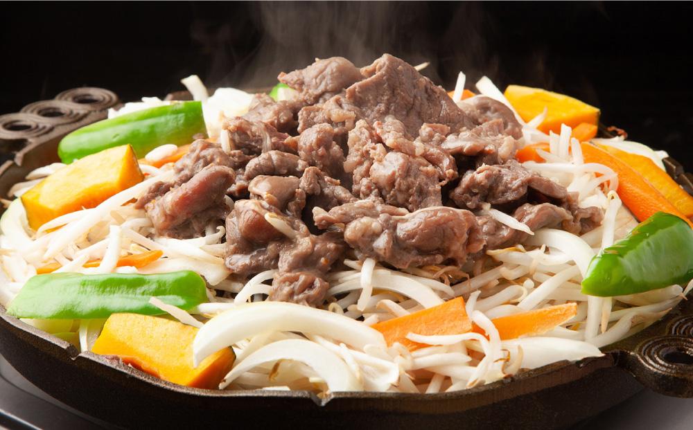 北海道と言えば！「特製生ジンギスカン（450g）」タレ付きセット（大雪地ビール館）_00106