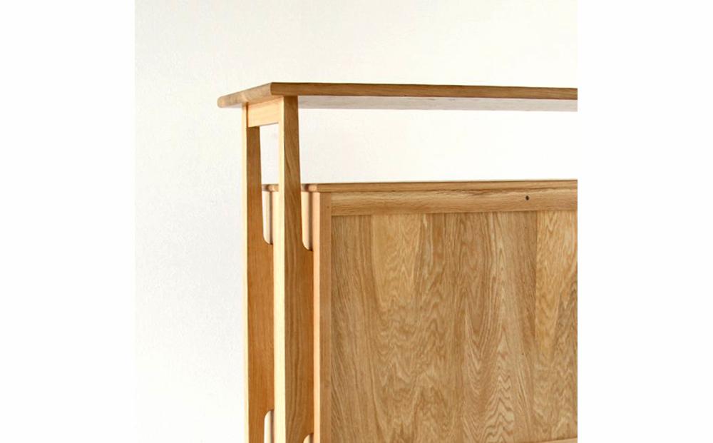 旭川家具 山室家具製作所 PROTO(プロト) No.803 キャビネット ナラ 【 国産 無垢 インテリア 木製 収納 ナチュラル キャビネット チェスト リビング ダイニング 北海道 】 _00930