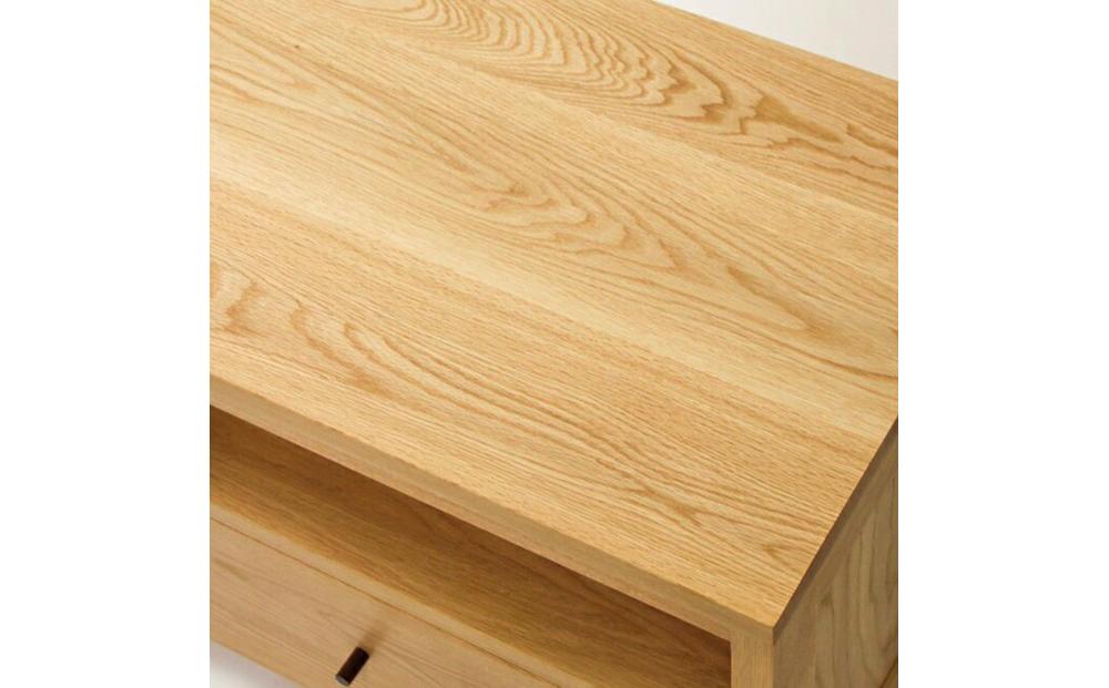 旭川家具 山室家具製作所 PROTO(プロト) No.608 TVボード 160 ナラ 【 国産 無垢 インテリア 木製 収納 テレビボード テレビ台 ローボード AVボード リビング 北海道 】 _00931