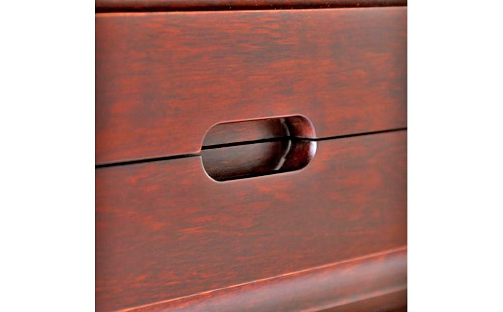 旭川家具 クリエイトファニチャーHOKKAI(北海) ローチェスト 85 【 国産 無垢 インテリア 木製 民芸 収納 キャビネット チェスト ローチェスト リビング ダイニング 北海道 】 _00943