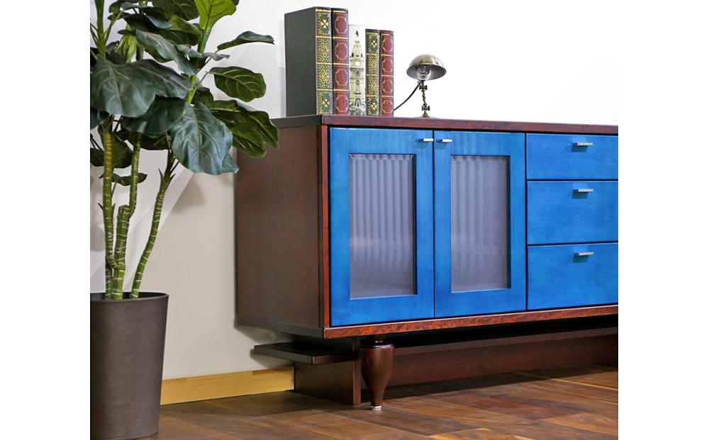 旭川家具 クリエイトファニチャー ヨッペン サイドボード 【 国産 無垢 インテリア 木製 収納 モダン ヴィンテージ キャビネット チェスト リビング ダイニング  ウォールナット カバ ビーチ 北海道 】 _00986